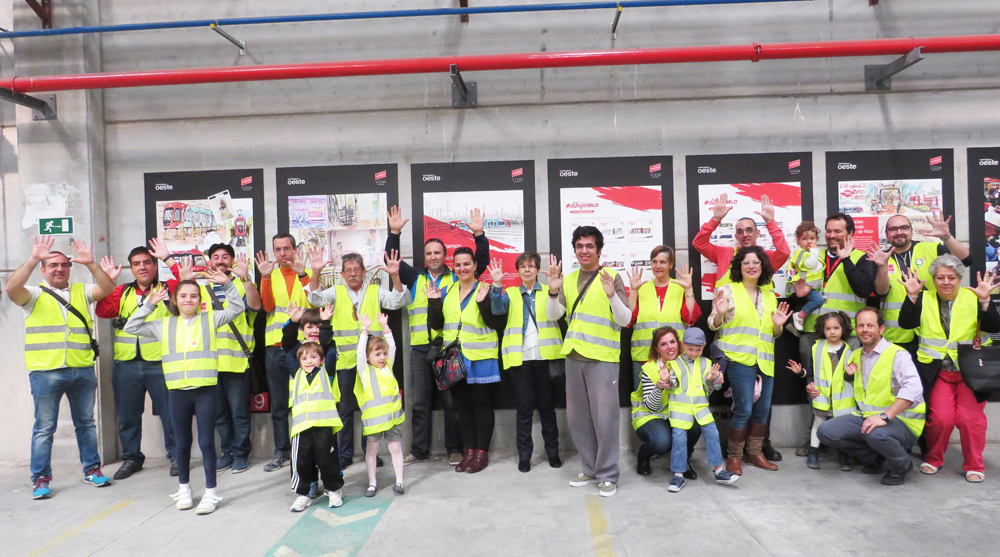 jornada de puertas abiertas metro ligero oeste MLO transporte público
