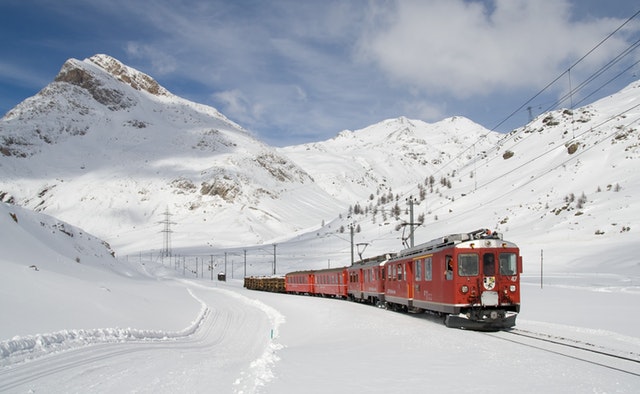 sitios para visitar en tren en invierno